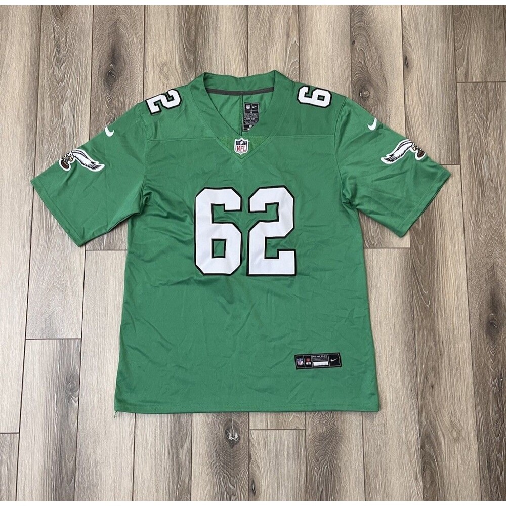 Philadelphia Eagles Jackson Kelce #62 Kelly Green Stitched Men's Size Small
